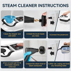 Steam Cleaner, 2500W Portable Handheld Steamer for Home Cleaning - Image 6