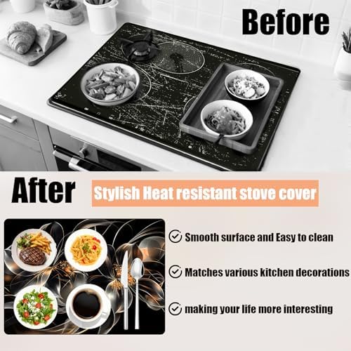 28"x20" Anti-Slip Electric Stove Top Cover - Image 2