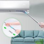 Flat Duster for Under Appliances, Retractable Gap Dust Cleaning Artifact,Bendable Microfiber Duster,Flat Duster with Extension Pole,Under Fridge Cleaning Tool (1 Set+1 Replacement Head) - Image 3