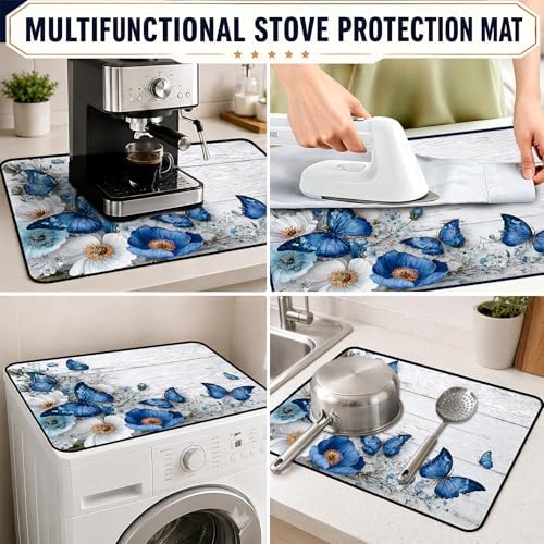 Stove Top Cover,28.5"L x 20.22"W,Heat Resistant Cooktop Protector Mat - Image 6