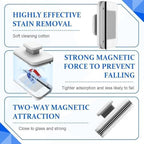 6-in-1 Magnetic Window Cleaner,Magnetic Car Windshield Cleaner Tool,15-26mm - Image 6