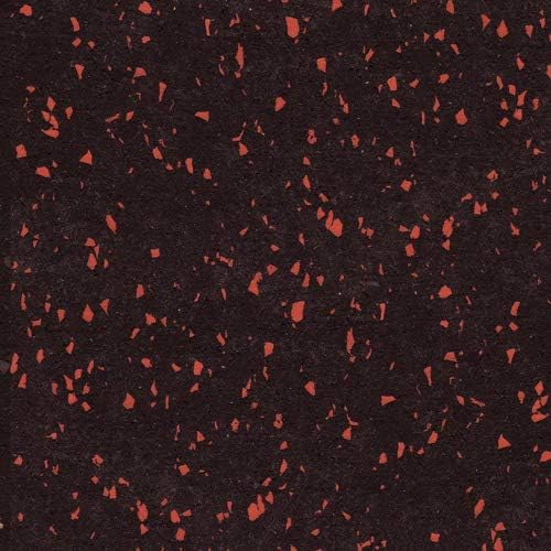 American Floor Mats 3/8in (9mm) Thick 10% Red 4' x 35' Heavy Duty Rubber Rolls, Protective Exercise Mats, Home Gym Rubber Flooring - Image 4