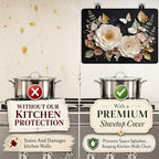Stove Top Cover,28.5"L x 20.34"W,Heat Resistant Cooktop Protector Mat - Image 3