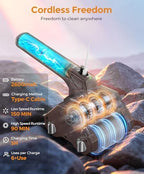Electric Grill Brush for Outdoor Grill, Dual Roller BBQ Grill Cleaner - Image 5