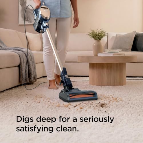 Shark Rocket Turbo Corded Stick Vacuum, Self-Cleaning, Navy, TV301 - Image 4