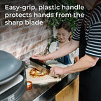 Everdure Pizza Rocker - Powerful One-Cut Stainless Steel Blade, Durable and Comfortable Grip, Dishwasher Safe – Ideal Pizza Cutter for Pizza Lovers, Chefs, Cooks, Bakers - Image 5