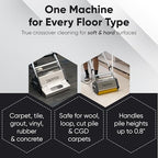 22" Counter-Rotating Brush (CRB) Commercial Carpet & Hard Floor Cleaning Machine – 450 RPM, Quiet 53 dBA, Durable 60 lb Wide-Area Scrubber – Ideal for Banquet Halls, Event Centers & Large Facilities - Image 2