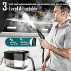 Steam Cleaner, 3-Level Adjustable Handle, 15s Heat-Up, Steamer for Cleaning With 1.8L Large Tank, Dry Burn Protection, Handheld Steam Cleaner for Home, Bathrooms, Tile,Grout,Car with 12pcs Accessories - Image 4