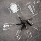 Espresso Brush Machine Cleaning Brush - CAFEMASY 5pcs Coffee Machine Cleaning Brush Pack Barista Tools for Cleaning Espresso Machine Group Head Steam Wand Milk Frother Drip Tray Coffee Mug - Image 7