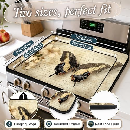 Stove Top Cover,28.5"L x 20.14"W,Heat Resistant Cooktop Protector Mat - Image 2
