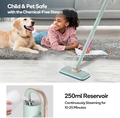 Newbealer Steam Mop & Detachable Handheld Cleaner, 1200W Floor Steamer - Image 3