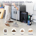 EyeVac Pro Touchless Vacuum Automatic Dustpan - Ultra Fast & Powerful - Great for Sweeping Salon Pet Hair Food Dirt Kitchen, Corded Canister Vacuum, Bagless, Automatic Sensors, 1400 Watt (Black) - Image 3