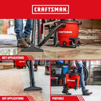 CRAFTSMAN CMXEVBE17590 9 Gallon 4.25 Peak HP Wet Dry Shop Vacuum - Image 4