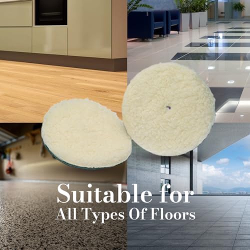 Koblenz 45-0102-9 Lambswool Pads with Foam Backing - Image 4