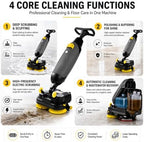 Cordless Electric Floor Scrubber, Commercial Power Scrubber Machine - Image 5