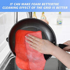 KinHwa Dish Cloths for Washing Dishes with Scrub Side, Microfiber Dish Rags - Image 5