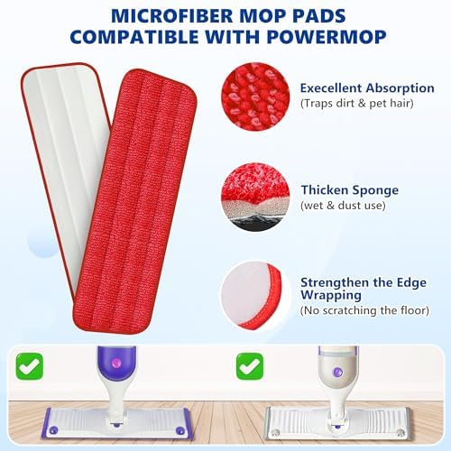Spray Mops for Floor Cleaning: Wet Dry Mop Hardwood Floor Mops Refillable - Image 4