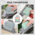 Runsgo Window Track Cleaner, Handheld Cleaning Brush Set, for Window Slides Grooves, Tile Grout Lines, Shutter Slats, Car Ac Vents & Narrow Gaps (Gray 3pcs) - Image 3