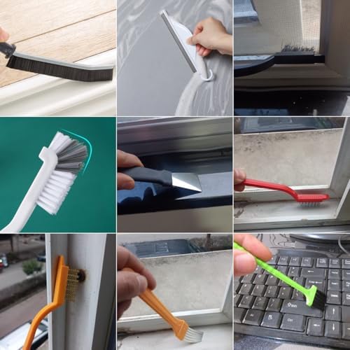 21Pcs Window Gap Crevice Cleaning Tools, Small Cleaning Brush - Image 4