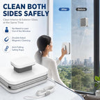 6-in-1 Magnetic Window Cleaner, Magnet Window Cleaner Tool (18-30mm) - Image 2