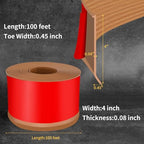 Vinyl Baseboard Molding Trim 4 Inch Peel and Stick Cove Base - Image 2