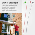 Tyroler Window Squeegee with Extension Pole 1-12.5ft | Window Cleaner Tool - Image 4