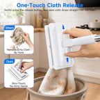 Multi-Purpose Mini Dust Mop, 39" Lightweight Small Kitchen Cleaning Tool - Image 4