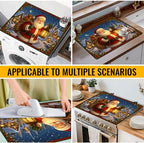 NYZE Christmas Santa Stove Top Covers for Electric Stove 28 x20 inch - Image 6
