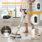 Cordless Electric Mop for Dewalt 20V Battery (NO Battery), 2 in 1 Electric Spin Mop & Electric Floor Scrubber Machine with LED Light & Water Spray,800 RPM Electric Mops for Floor - Image 6