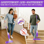 HOMTOYOU Spray Mops for Floor Cleaning: Wet Mop for Hardwood Tile Wood - Image 2
