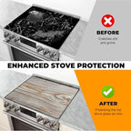 Heat-resistant Stove Top Cover - 28.5" X 20.5" Cooktop Protector Covers, Scratch-resistant Washable Pad Kitchen Countertop Mat (Table, 28.5" x 20.5") - Image 5