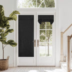 NICETOWN 100% Blackout Door Curtains for Window, Black, 1 Panel by NICETOWN