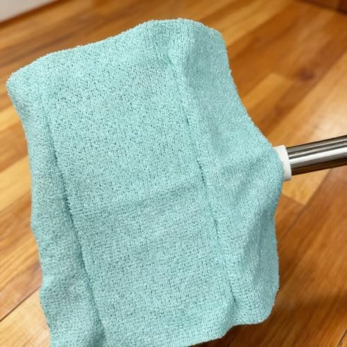 50 Count Replacement Cloths for Snap Grip Mini Mop, High Absorbency Lint-Free, Wet and Dry Cleaning Pads for Cabinets, Walls, Windows & Floors, Washable Reusable Economical Pack, 8"x8" - Image 3