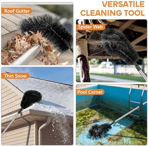 10.5FT Gutter Cleaning Tools from Ground Cobweb Duster - Image 3