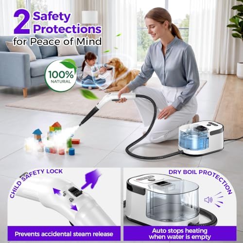 Handheld Steam Cleaner, Portable Deep Cleaning Steamer for Multi-Surface - Image 6