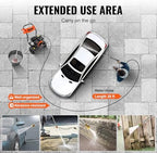VEVOR Gas Pressure Washer, 3500 PSI 2.6 GPM, Gas Powered Pressure Washer with Aluminum Pump, Spray Gun and Extension Wand, 5 Nozzle Set, for Cars, Fences, Homes, Driveways, Patios Furniture Horizontal - Image 6