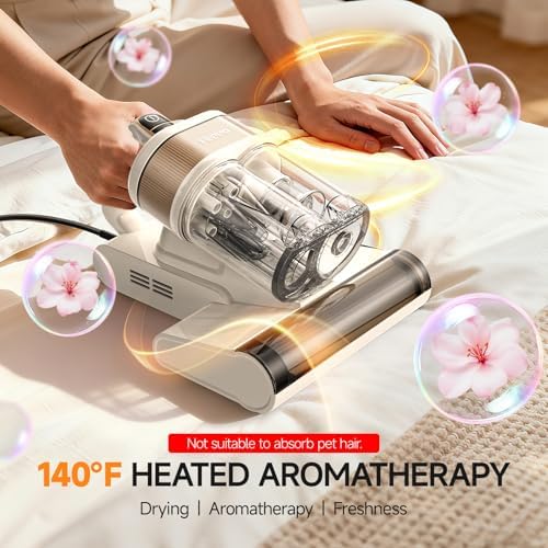 FEPPO Mattress Vacuum Cleaner PRO, 4-in-1 16Kpa Bed Vacuum with UV-C Light - Image 4