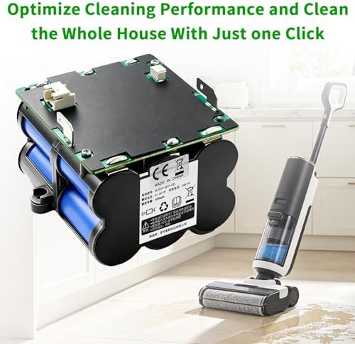 4000mAh Battery Replacement for Tineco S5 PRO 2 Floor ONE S5 iFloor S5 Breeze Wet and Dry Vacuum Cleaner 21.6V - Image 6