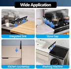 2 Pack 14.9"-29.5" Adjustable Stainless Steel Stove Gap Covers - Image 6