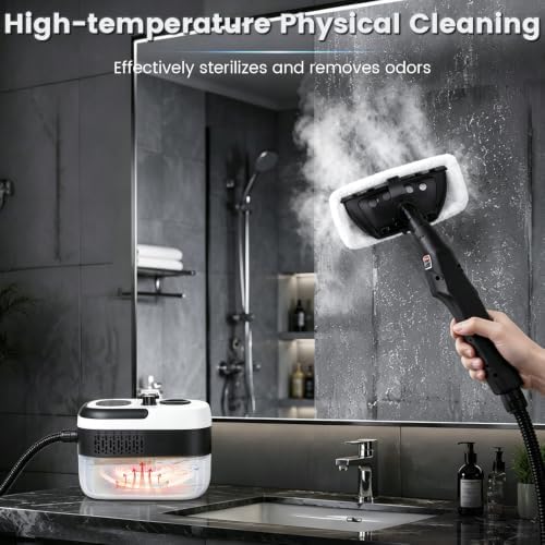 Handheld Steam Cleaner with 1500ML Tank Steamer for Kitchen & Bathroom - Image 5