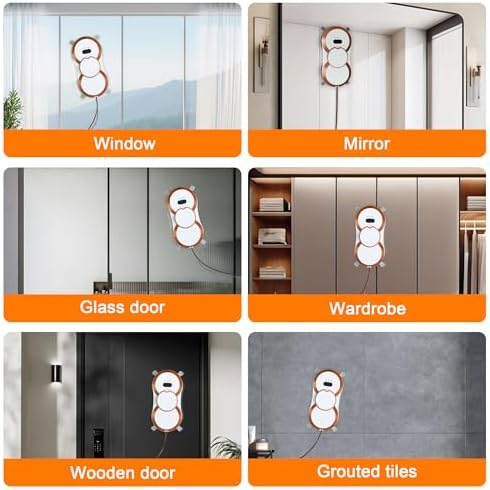 Automatic Window Cleaning Robot with Dual Spray & 6000Pa Suction - Image 5