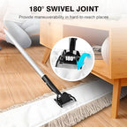 ARTIPOLY Commercial Dust Mop & Floor Sweeper，55" Industrial Dry Mop with Heavy Duty Long Handle, Premium Cotton Dust Mop Head for Hardwood Floors, Industrial, Commercial, and Residential Cleaning - Image 4