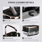 Steam Cleaner for Home, Powerful Steamer for Cleaning, 4Bar Pressure & 15S Instant Heat, Multipurpose Cleaning Steamer with Replacement Heads for Home, Dirt, Grease, Grout, Tile,Floor, Car Detailing - Image 5
