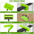 Qaestfy 3-in-1 Ceiling Fan Blade Cleaner Duster with 76" Extendable Handle - Image 6