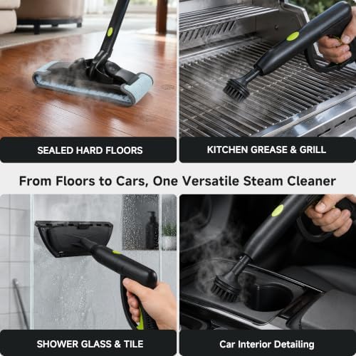 Heavy-Duty Steam Cleaner for Home, 1500W High Pressure with 22 Accessories - Image 5