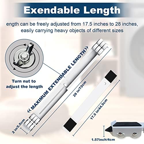 Lemtrflo Refrigerator Sliders, Appliance Rollers, Wheels for Cooler - Image 2