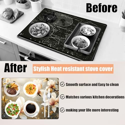 28"x20" Anti-Slip Electric Stove Top Cover - Image 2