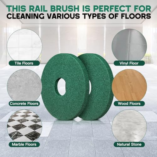 12" Cleaning Orbiter Pads Commercial Floor Buffer Pads Hardwood Floor Maintenance Scrubber Polisher Cleaning and Stripping for Orbiter Machine (5pcs) - Image 3