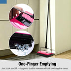 Manual Carpet Sweeper with Extra Roller,Non-Electric Pet Hair Remover - Image 3