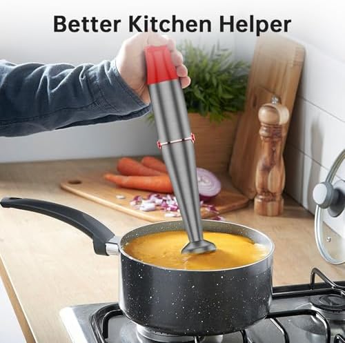 Turelar Immersion Blender Handheld Corded, 1100W 5 in 1 Hand Blender Set - Image 5